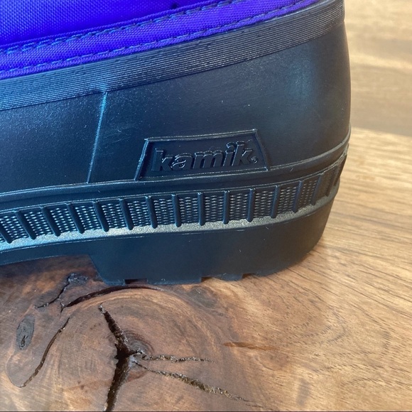Kamik 6 purple black insulated winter duck boots - Picture 7 of 16
